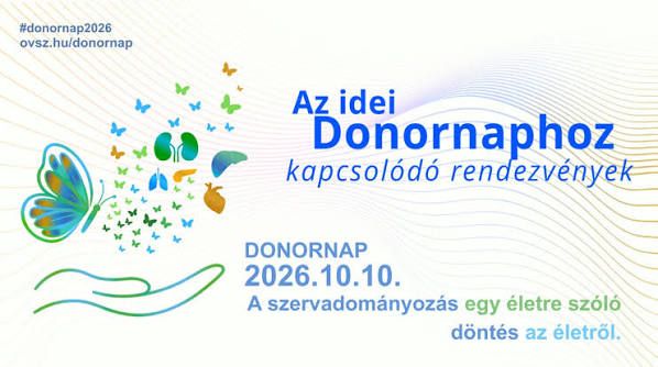 Országszerte programokkal készülnek a szervdonációs világnapra