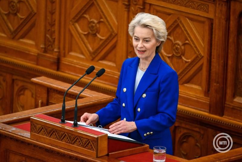 Ursula von der Leyen az Országházban emlékezett 1956-ra